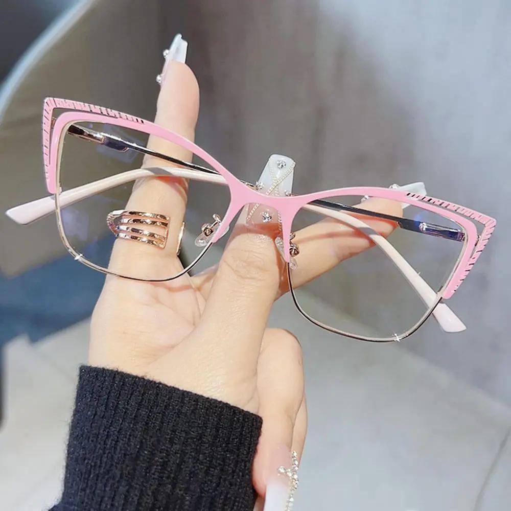 Blue Light Blocking Women Designers Eyeglasses Optical Spectacle Computer Eye Protection Glass Fashion Eyewear Computer Goggles