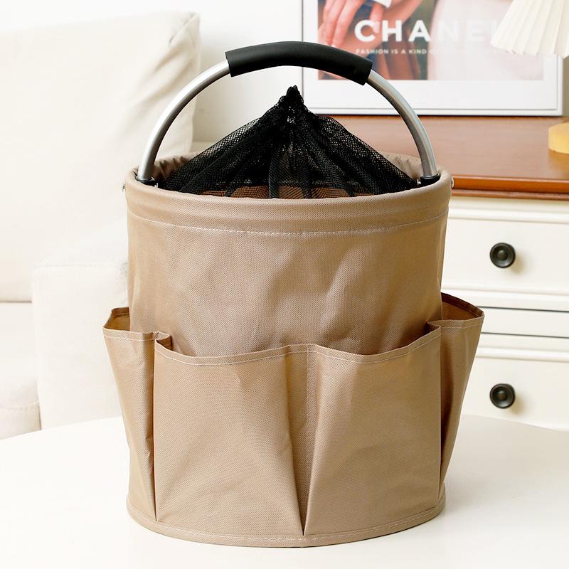 17L Multipurpose Storage Organizer Bag Foldable Picnic Tote for Outdoor Camping Grocery Shopping Home Cleaning Carry