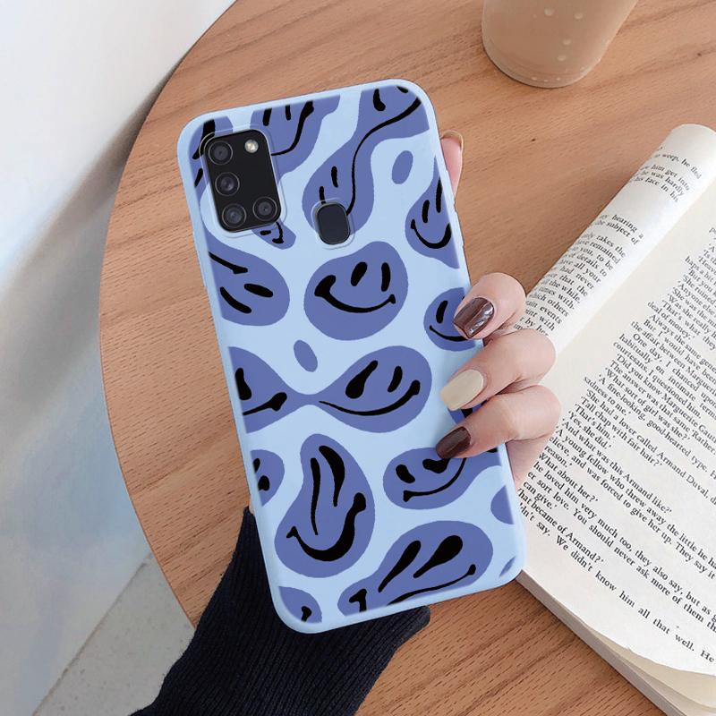 For Samsung Galaxy A21S A50 A51 A52 A32 A31 Phone Case Fashion Leopard Print Pattern Soft Silicone Fundas Protective Cover Shell