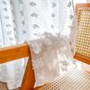 Lace Curtains Bohemian Tufted Textured Embroidery Floral Decoration Living Room Bedroom Sheer Tulle Curtain Bay Window Valance
