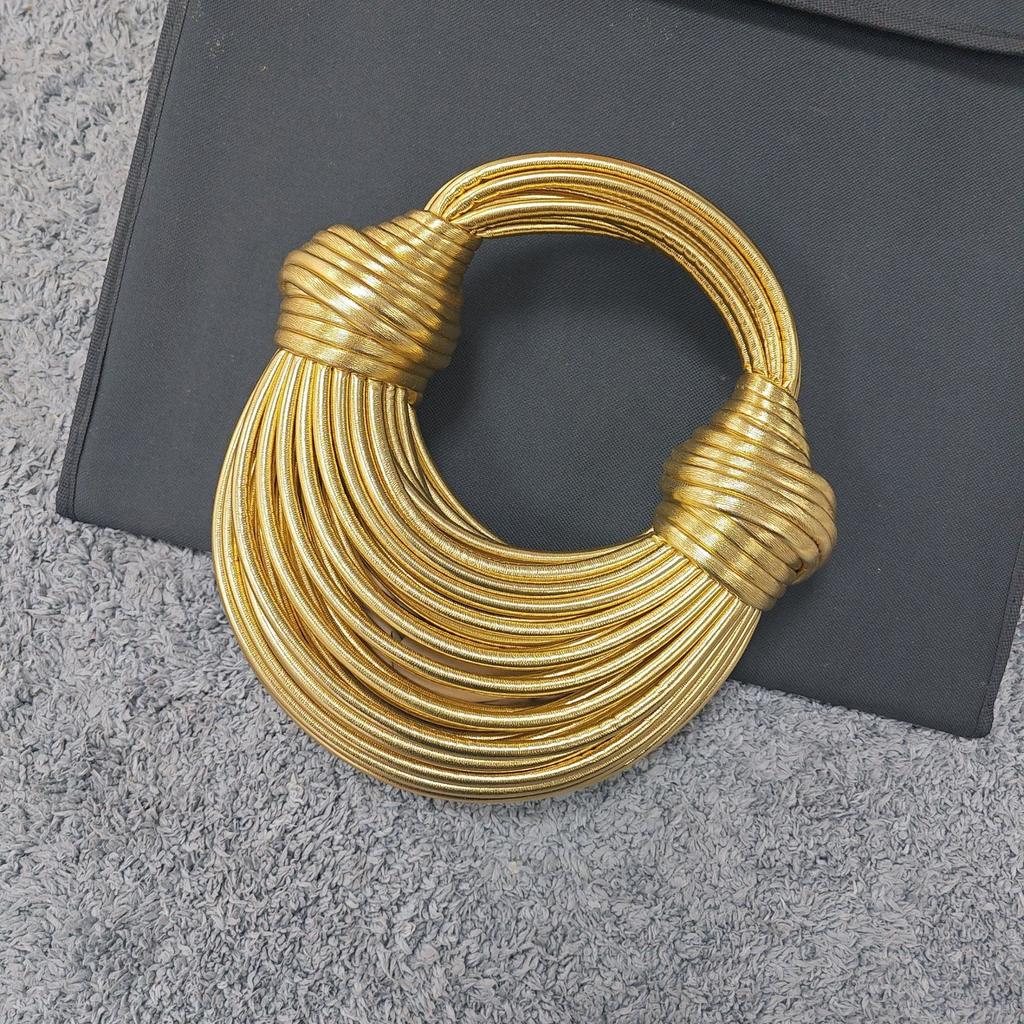 Handwoven Bag, Noodle Bag, Knotted Bag, Handbag, Fashionable Personality, Trendy Niche Design