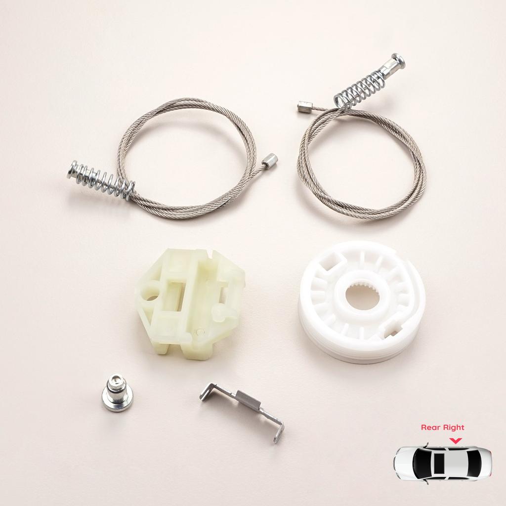 BWR1003 Electric Window Lifter Regulator Repair Kit Rear Right for Vauxhall Opel Holden Astra H A04 2004-2014 4/5 Door 13100424