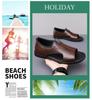 Men's Plus Size 48 Casual Leather Sandals, Summer 2025 Non-Slip Breathable Driving Shoes.