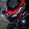 4× Front Cowl Side Winglet Wind Fin Spoiler Trim Cover For Honda ADV160 2022-23