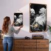 Charles Oliveira Boxer Metallschilder Gaming Zimmer Dekoration Benutzerdefiniertes Boxposter Blechschilder für Wandkunst Dekor Vintage Metallplatte