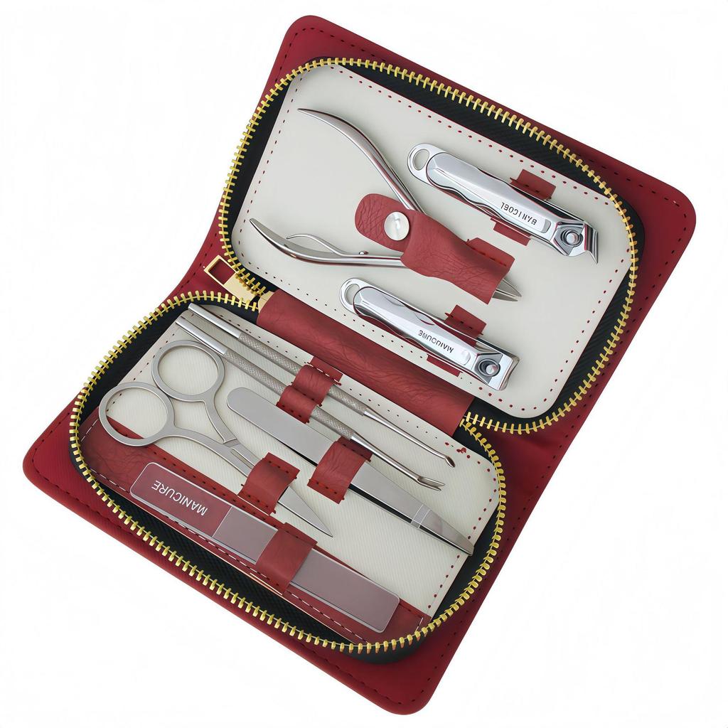Compact Stainless Steel Nail Clipper & Manicure Set