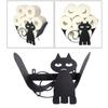 Paper Rolls Toilet Paper Holder Wall Decoration Towel Roll Shelf Black Kitchen Paper Shelf  Hotel