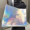 High-End Waterproof Laser Clothing Non-Woven Tote Bag: Colorful, Thickened, and Custom Shoulder Carry for Gift Shopping