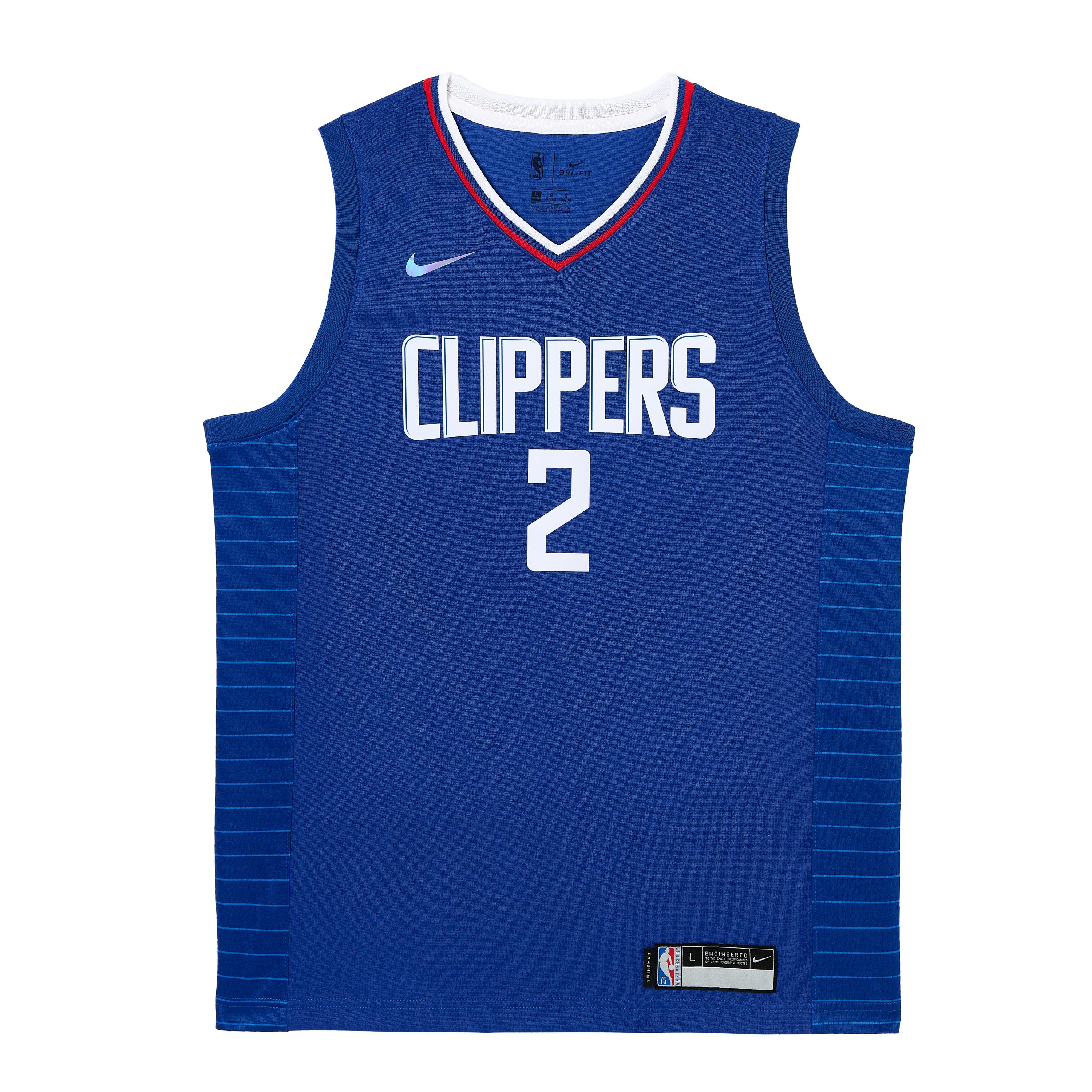 

Nike Dri-Fit NBA Los Angeles Clippers Кавай Леонард 2 Пуловер с V-образным вырезом Удобные детские топы 3Z2B7BU1P-CLIKL XL