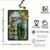 Retro Metal Wall Art Decorative Tin Sign for Living Room Home Decor 20x30cm