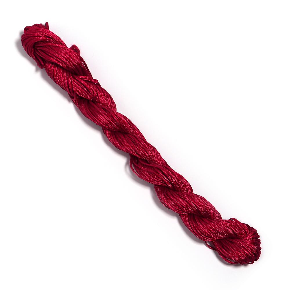 1/1.5mm Multicolor Nylon Cord Chinese Knot Thread Braided String for Jewelry Making Bracelet Tassels Beading Thread Supplies