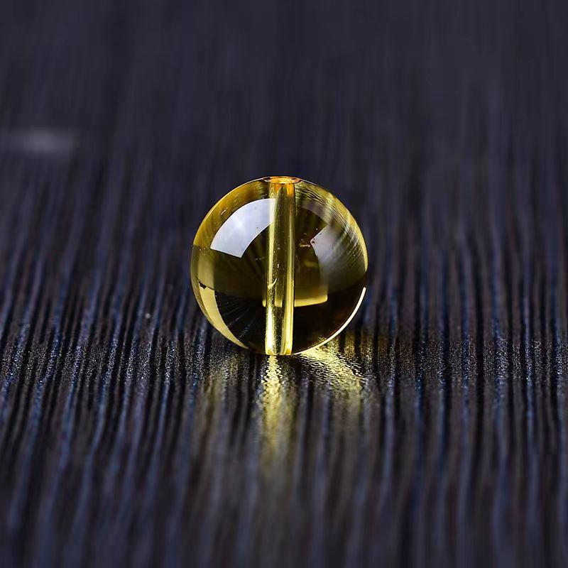 7A Grade Natural Citrine Loose Beads Bracelet - Clean Brazilian Crystal Spacer Beads