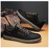 Herrenschuhe, Herren Freizeitschuhe aus Leder, Allround-Sportschuhe, Herren-Sneaker