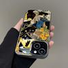 New Cute Black Cat Graphic Montage Laser Phone Case For iPhone 17 15 16 Pro Max Plus 14 13 12 Mini 11 Pro Max Shockproof Cover