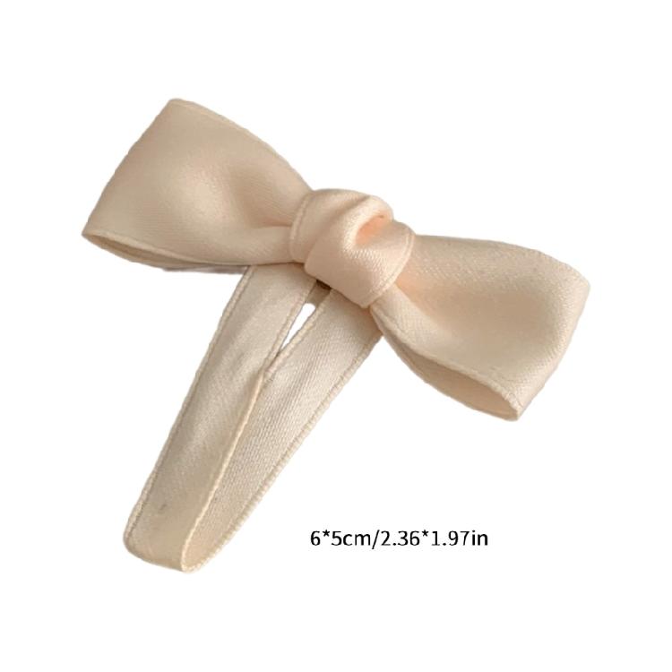 Bow Bowknot Hair Clip Y2K Style Hairpin Sweet Balletcore Bunches Hair Clips