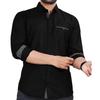 CBCOLEBROOK Men Regular Fit Solid Spread Collar Casual Shirt (Large, )