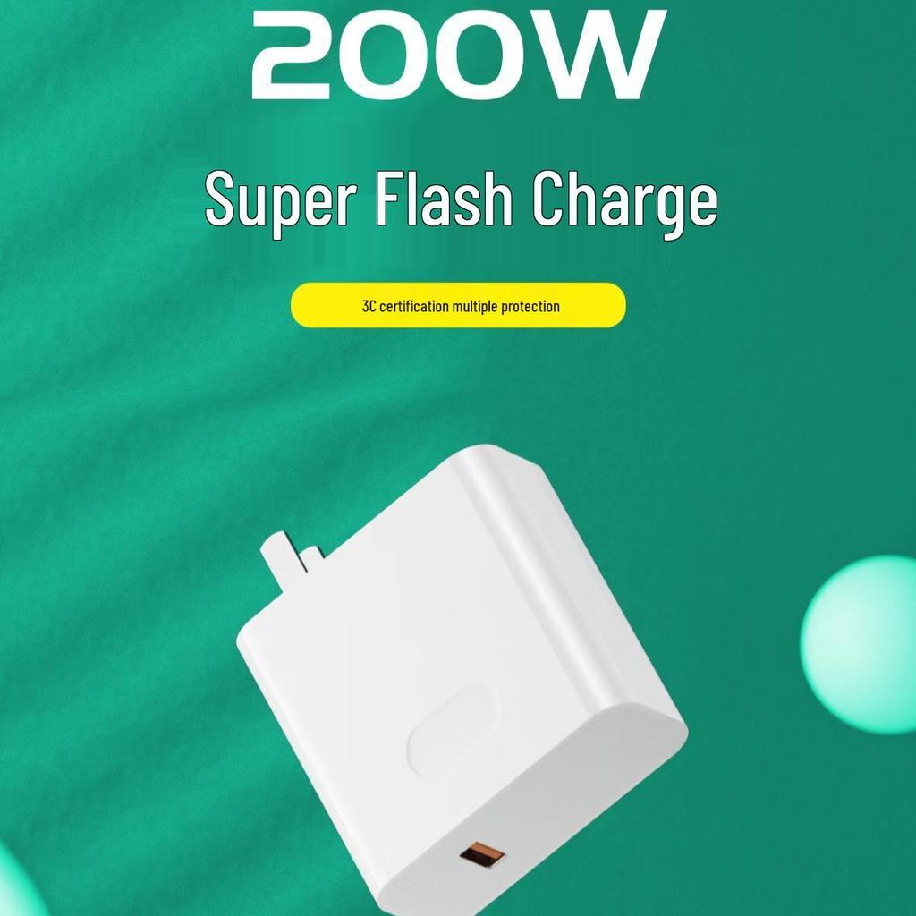 200W Super Fast Charger Kit, 3C Certified, Compatible with Huawei Honor 100 for Flash Charging