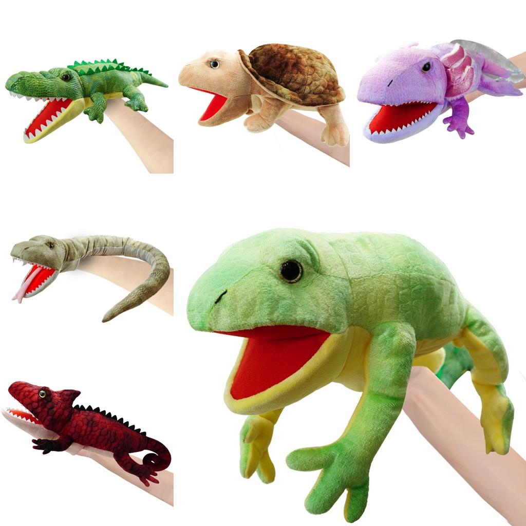 Urocza Pisklę Lalki Ręczne Pluszowa Zabawka Dla Dzieci Do Bajek Gad Stuffed Animal Do Przedszkola I Rodzicielstwa Lalka Wąż Python Żółw)