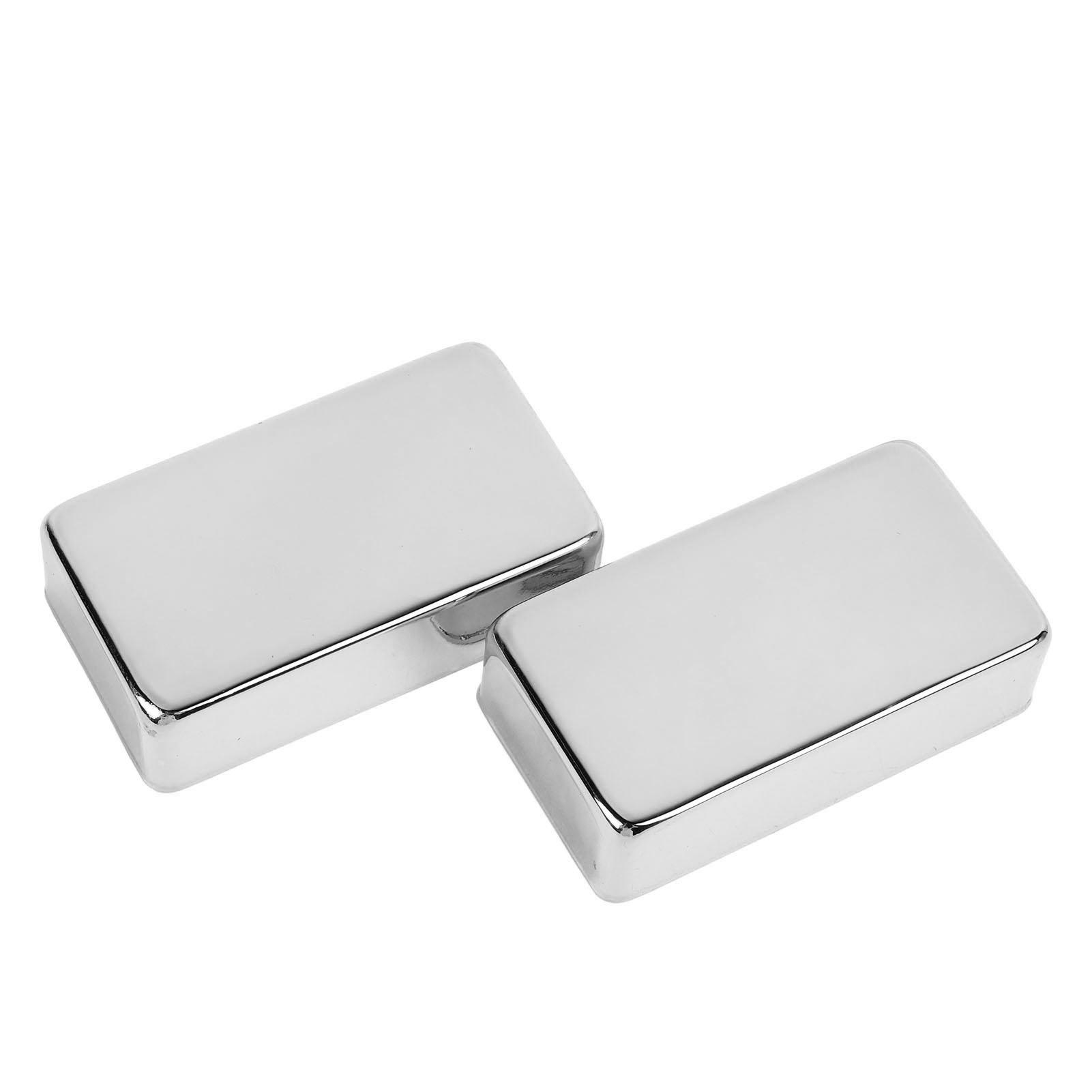

2PCS Крышка звукоснимателя для электрогитары, закрытый тип, герметичный хамбакер, двойной звукосниматель, латунный корпус