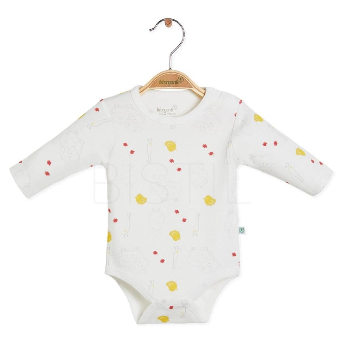 

Bibaby Biorganic Moons Live Baby Боди 56859 Желтый Гримеланж