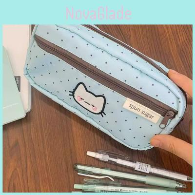 Pencil Case With Mesh Material For Students And School Supplies