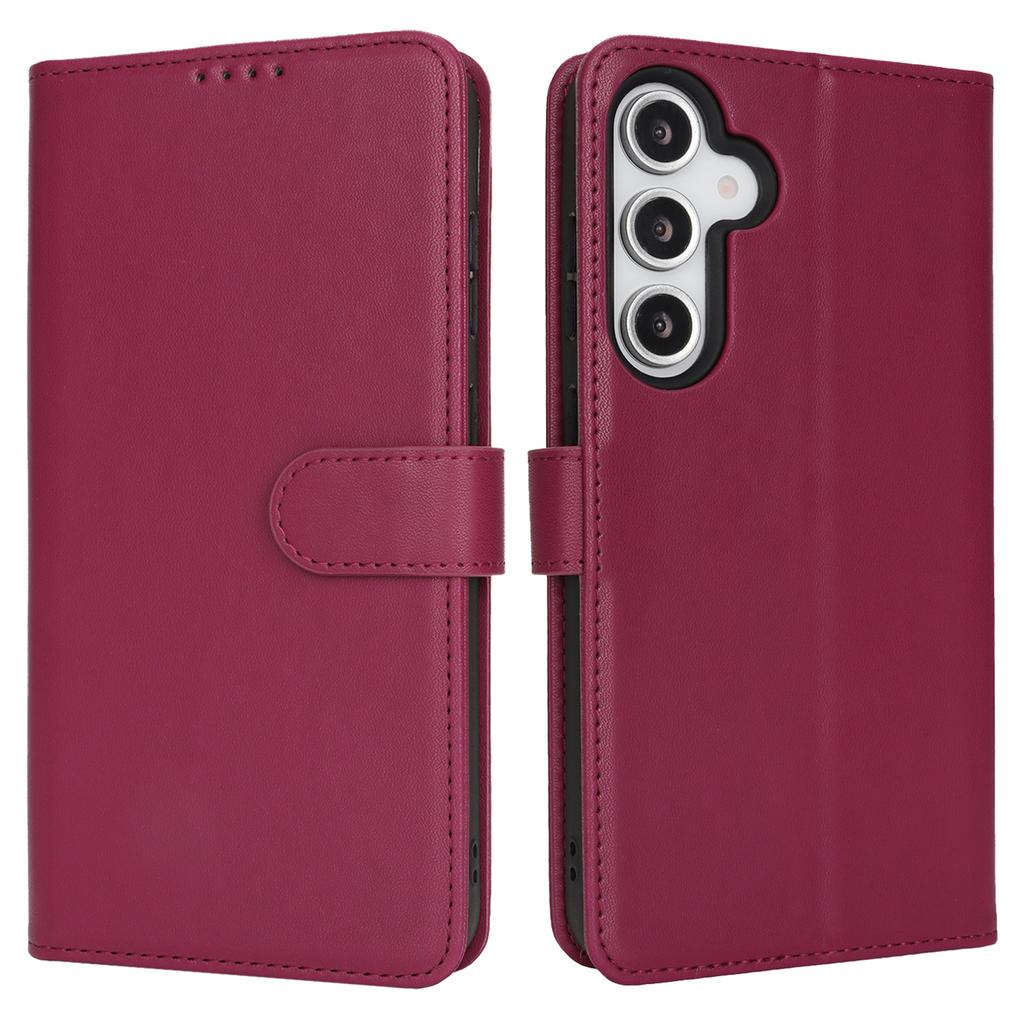 Für Samsung Galaxy A55 5G Ständerhülle Stoßfest Leder Brieftasche Handyhülle