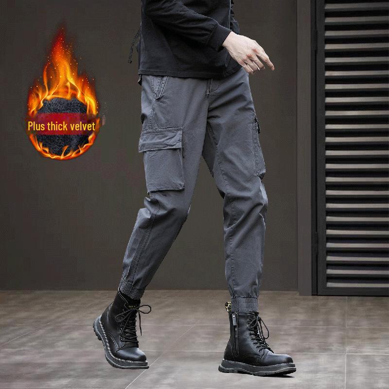 Men's Autumn British-Style Tactical Military Casual Overalls