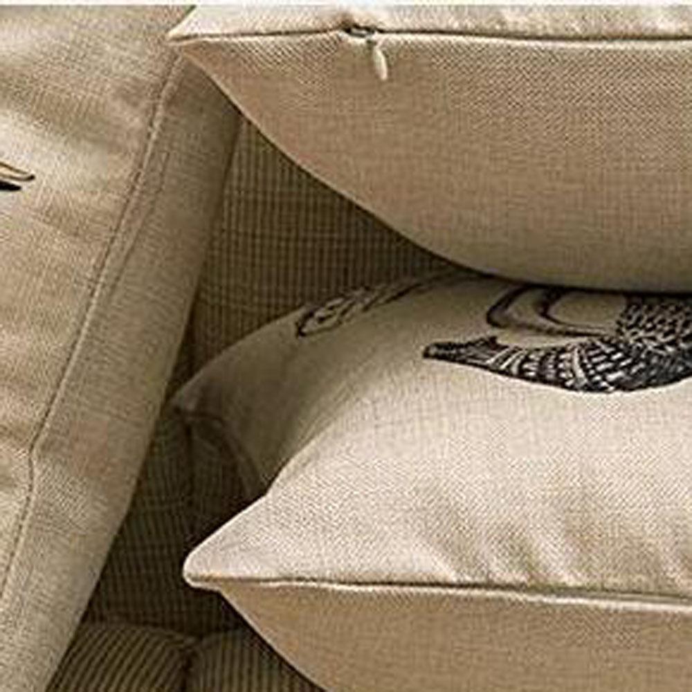 Lovely Colors zebra Cotton Linen 45X45CM Cushion Cover Waist Pillow Case Living Room Chair Sofa