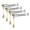 4Pcs Home Decke Fan Lampe Wand Licht Ersatz Pull Kette Schnur Schalter 250V 125V
