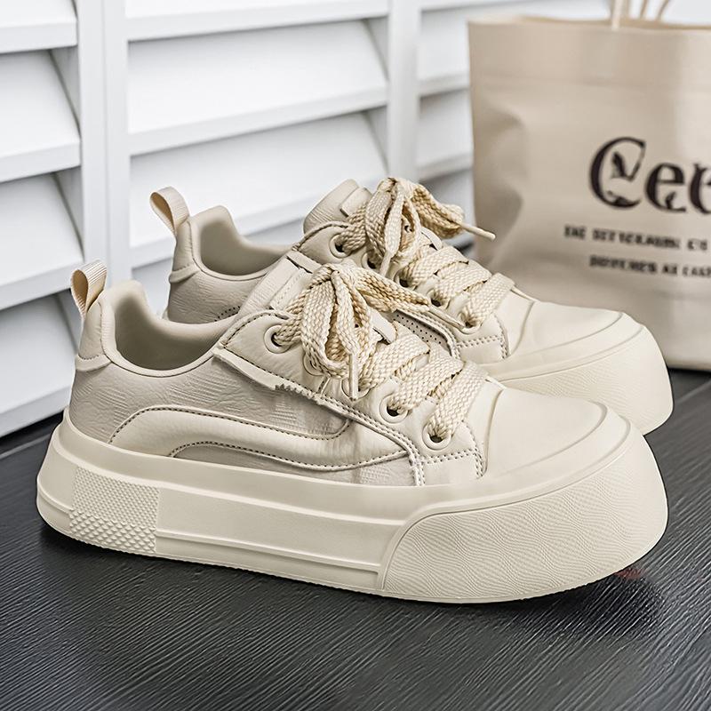 British style platform casual shoes new lace-up youth sports