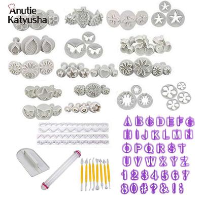 Set de 108 bucăți, instrumente de coacere, pentru fondant, pentru prăjituri, tăietor de biscuiți din plastic, pentru tăiere, pentru biscuiți, pentru presă, ștampilă