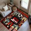 Netflix Movie Night Customize Your Name Floor Rug Office Rug Suitable for Dormitory Living Rooms Balcony Playrooms Anti-slip Rug Decorate Offices