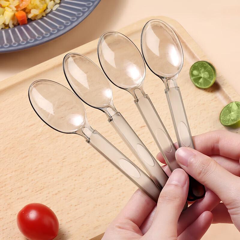 Individually Wrapped Disposable Spoons - 100 Count