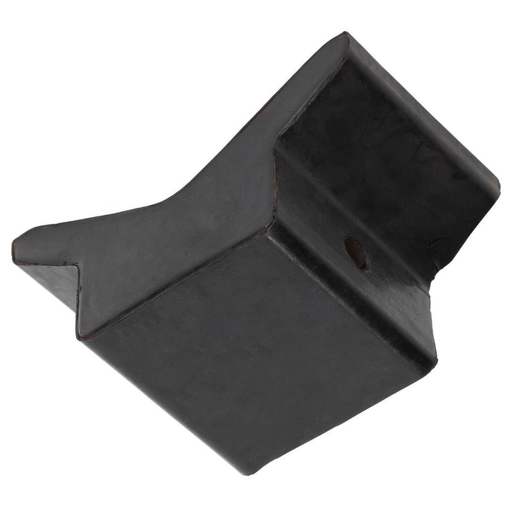 4in Universal Black Rubber Bow Stop Professional Boat V Block for Yachts Trailers Caravans