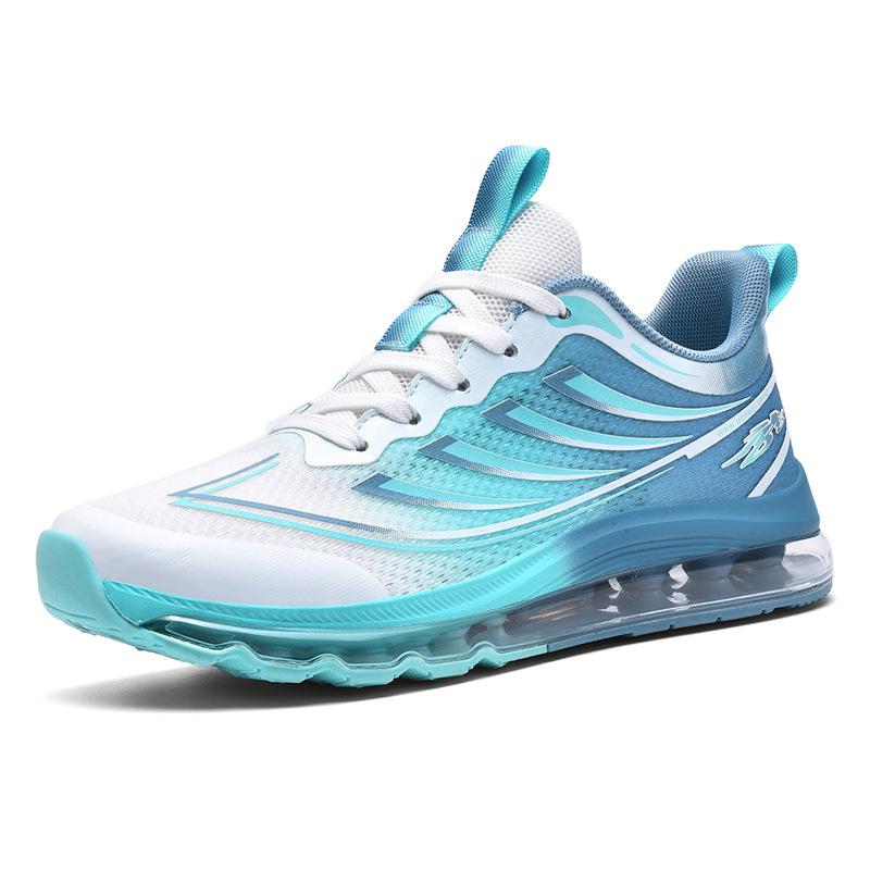 Men's full palm air cushion running shoes breathable soft sole men's sports shoes lightweight fashion large size