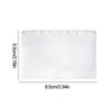 Card Size With Scale Reading Glass Fresnels Lens Outdoor Focused Ignition Book Page Magnification Magnifier Sheet x3 Magnifying