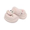 Cartoon cute fun hole shoes women's summer wear thick-soled non-slip student Internet celebrity bag head half slippers clouds