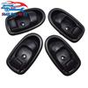 8 Pcs Outside & ide Car Door Handle Front Rear Left Right For Hyundai Elantra 1.8L 1996 1997 1998 1999 2000 Black / Grey