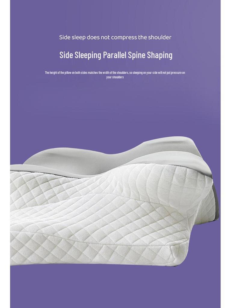 Poduszka na kark z pianki memory w kształcie motyla - Ergonomiczna poduszka wspierająca odcinek szyjny