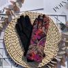 Colorful Pattern Warm Gloves Embroidered Women Mittens Ethnic Style Outdoor Cycling Gloves