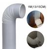 Portable Air Conditioner Hose 13/15cm 100cm Length AC Exhaust Vent Flexible Hose Anti-Clockwise Thread Air Conditioner Parts
