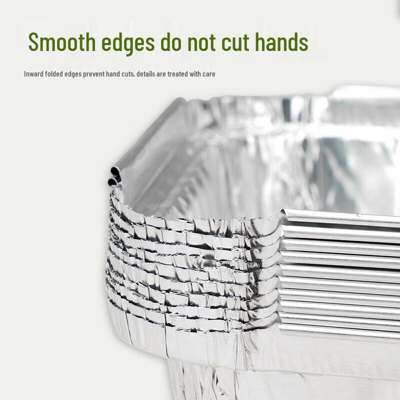 Rectangular Disposable Aluminum Foil Trays