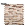 Self-adhesive Mosaic Wall Tiles 3D Gel Faux Stickers, Easy Peel & Stick Backsplash Tile Removable Vintage Brick Wallpaper for Kitchen, Living