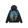 High Street Style Embroidered Rhinestone Hooded Sweatshirt Teenagers