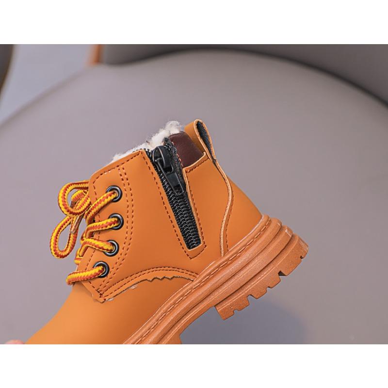 Stivali Gialli per Bambini, Nuovi Arrivi Invernali Stivali Martin Unisex, Stivaletti Antiscivolo per Bambini Più Grandi, Stivali per Bambini Piccoli e Neonati.