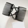 Women Hair Comb Elastic Rope Design Non-Slip Hair Comb Yoga Running Makeup Versatile Hair Accessories