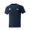 Li Ning Short Sleeved T Shirts Unisex Guangdong Blue AHSVE61-3
