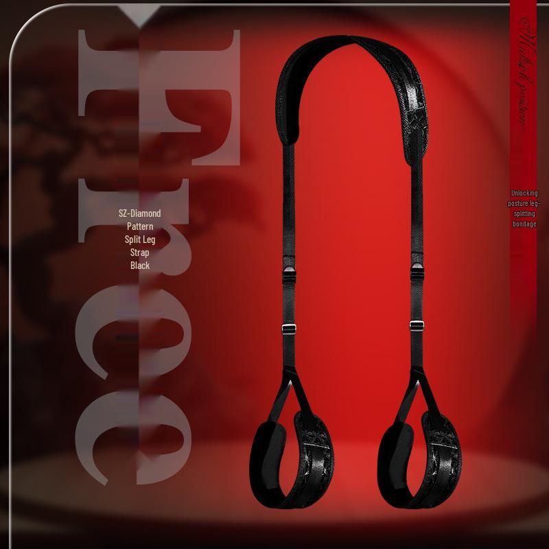 Long Love Adult Leg Spreader Pillow and Restraint Strap for Women's Erotic Bondage Play