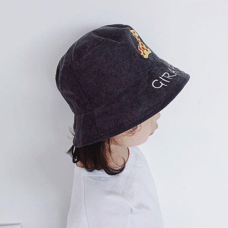 Cartoon Kinder Hut Frühling Sommer Baumwolle Brief Baby Mädchen Junge Eimer Kappe Kinder Sonnenhut Zubehör