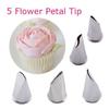 8pcs  Rose Leaf Nozzle Cake Tips Set Cream Decoration Icing Piping Pastry Nozzles Cupcake Decorating Tool Bakeware